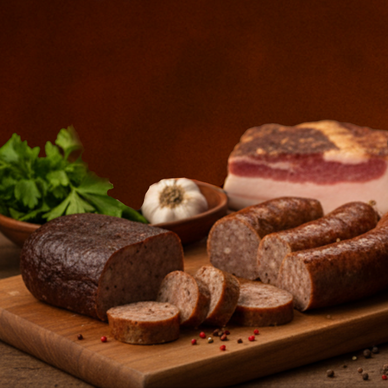 Domácí zabíjačka - kotel a nože